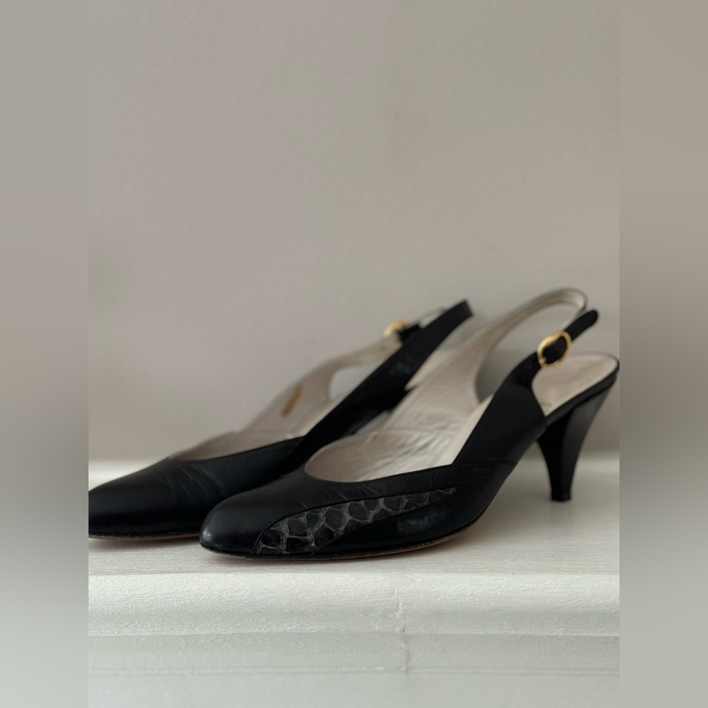 Christian Dior | Vintage leather Pumps sandale Size 37